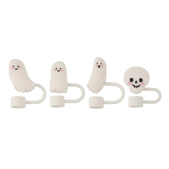 Michaels, Ghost Silicone Straw Topper Set by Ashland® – Category: Halloween Baking & Party